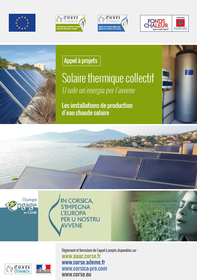 Appel à projets- Solaire thermique collectif en Corse