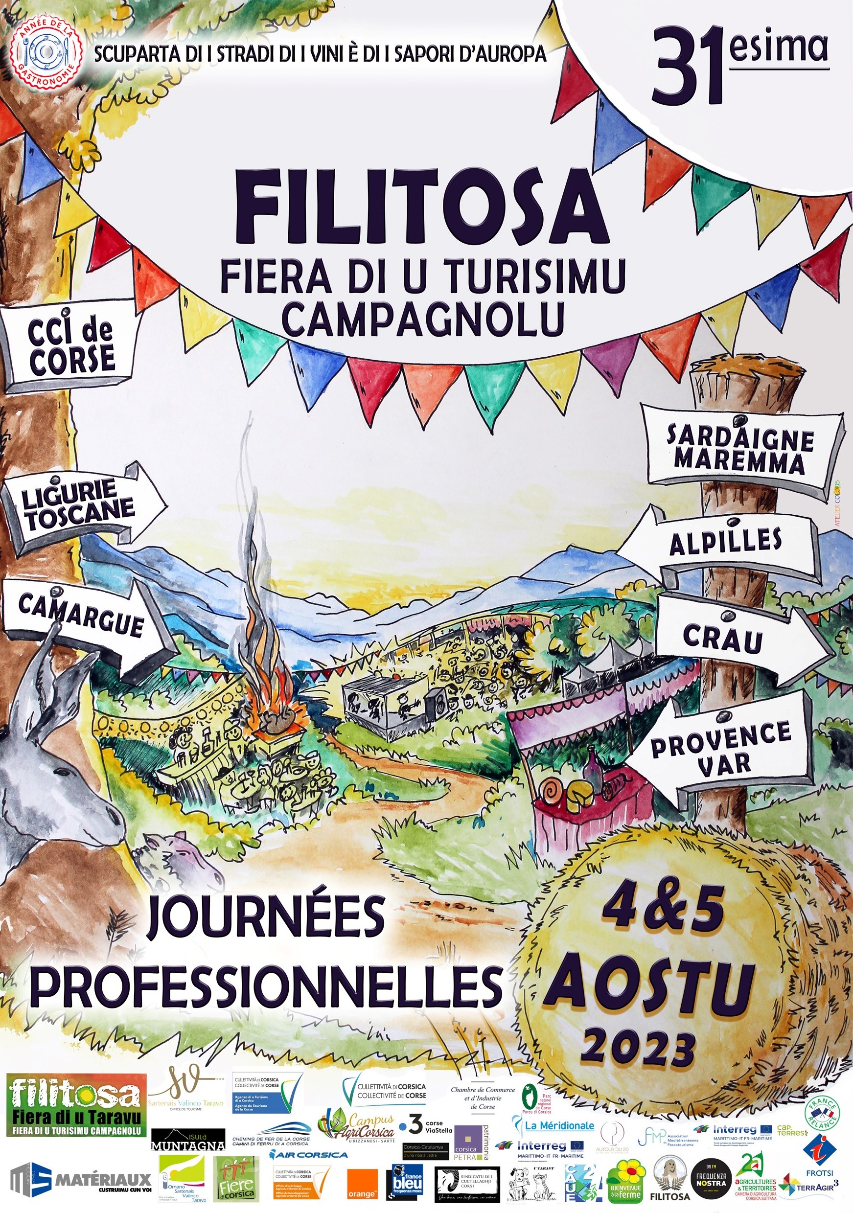 Journées professionnelles, Fiera di u turisimu campagnolu, Fiera di u Taravu, les 4 et 5 août 2023