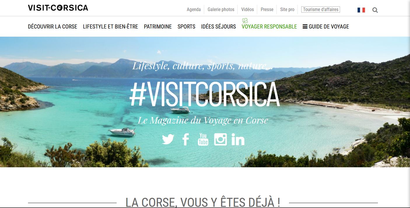 Visit-corsica : le web magazine prend sa vitesse de croisière