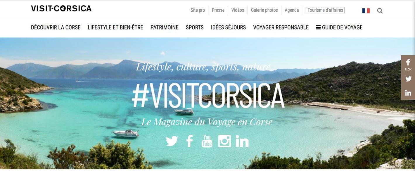 « Visit-Corsica.com » : La nouvelle combinaison gagnante